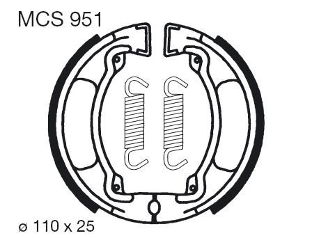 Zavorne čeljusti LUCAS MCS 951